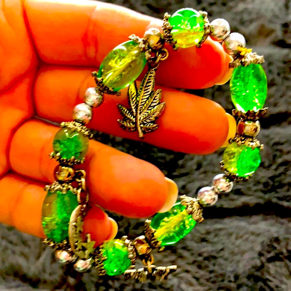 Handmade Vintage charm bracelet